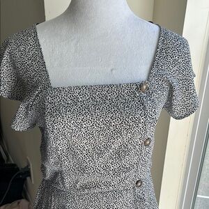 Black and White Polka Dot Dress